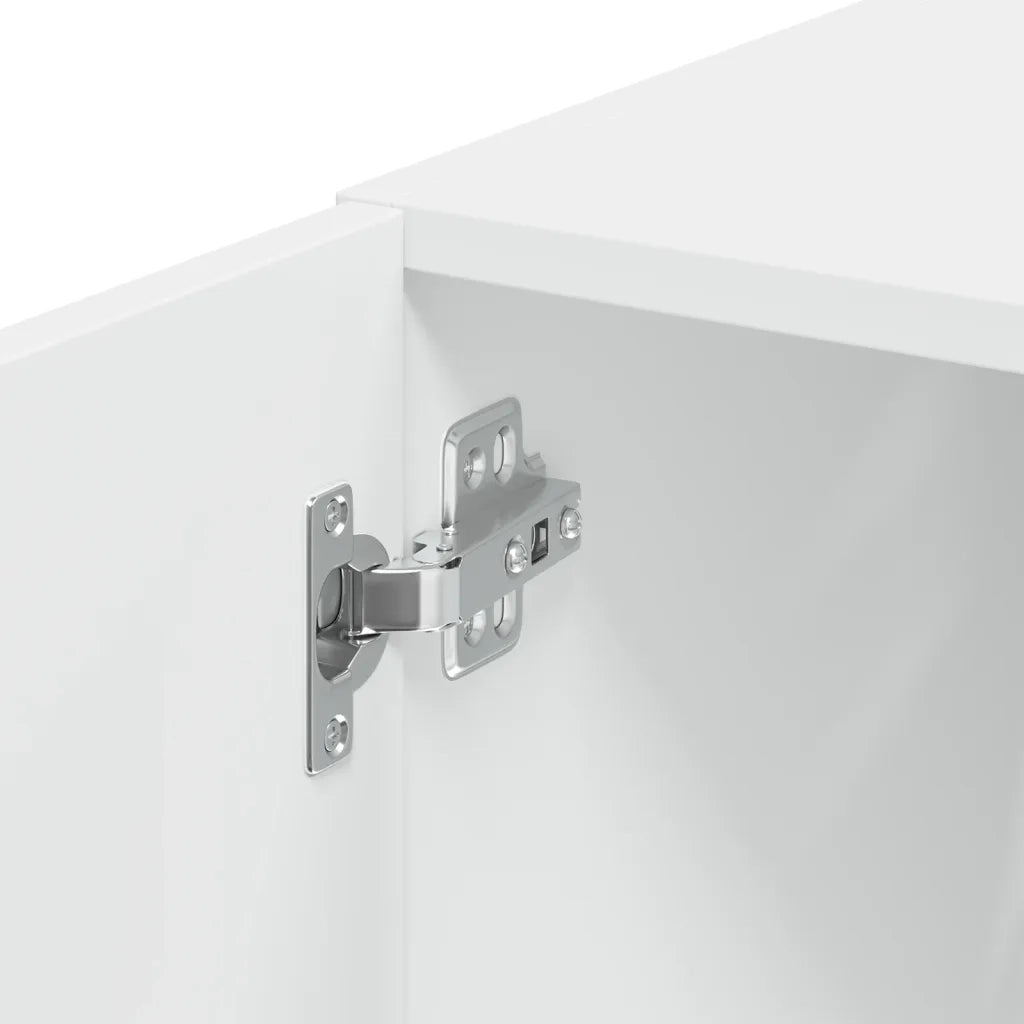 Mobile Sottile Bianco 45x42,5x225 cm in Truciolato 3281287