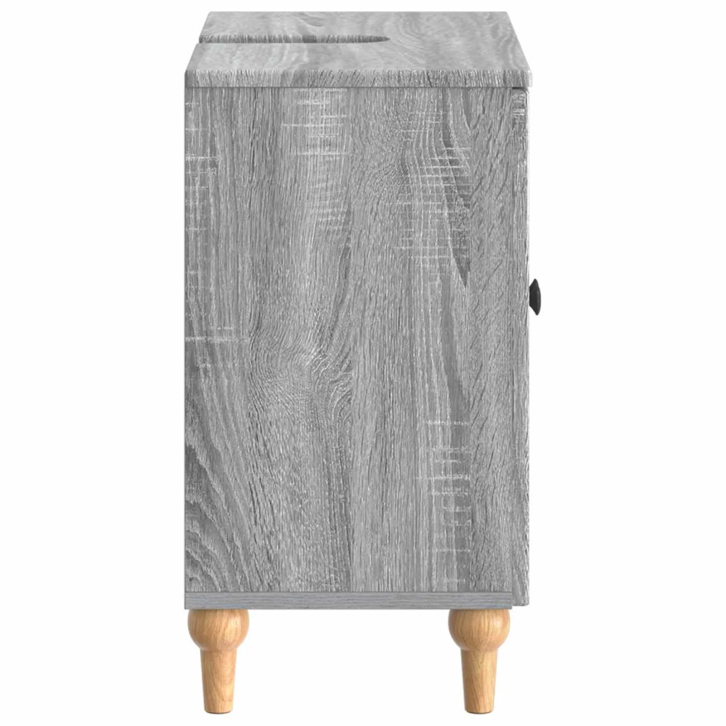 Armadio per Lavabo da Bagno ALKMAAR Sonoma grigio 896131
