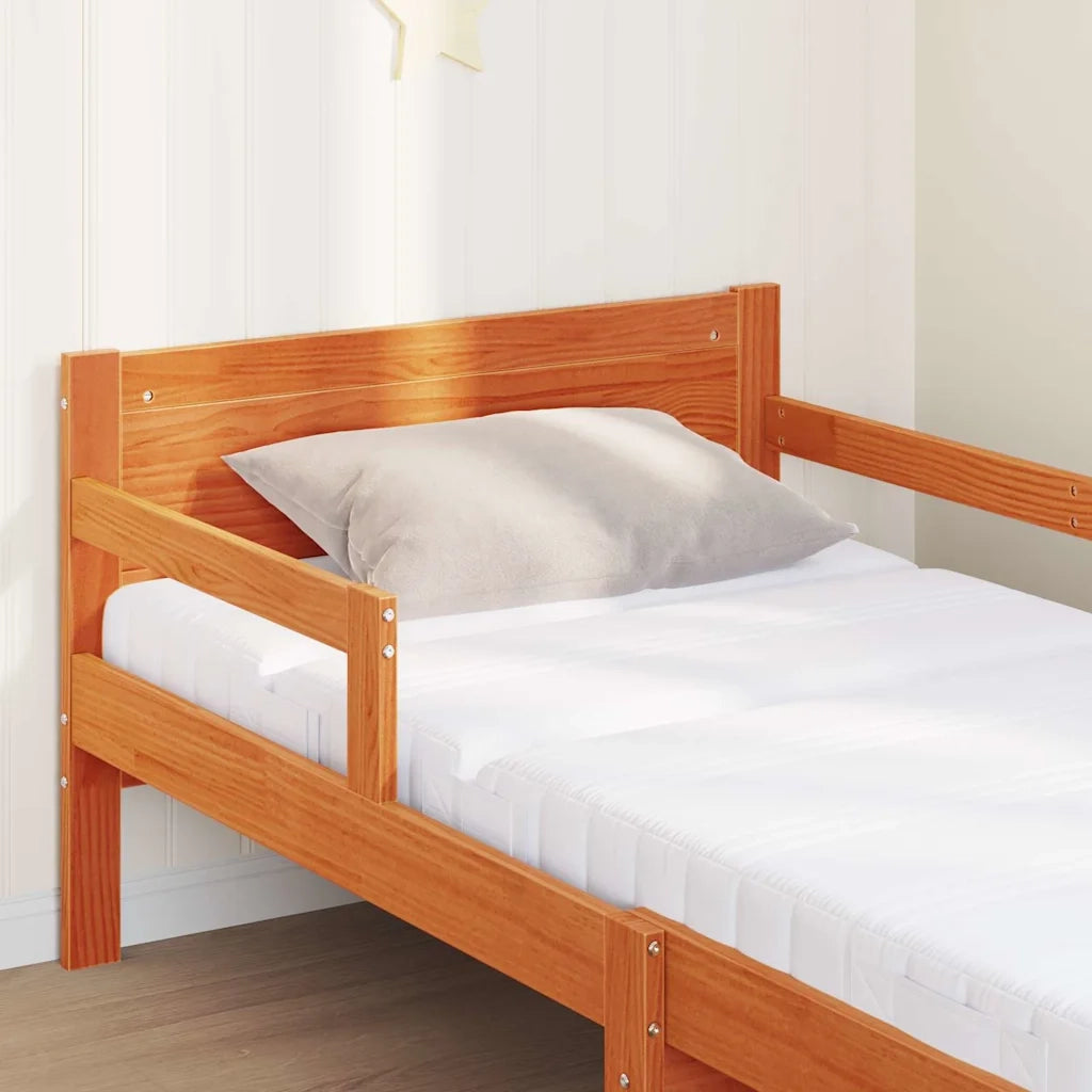 Struttura del letto Marrone 80 x 200 cm Pino massello 3385951