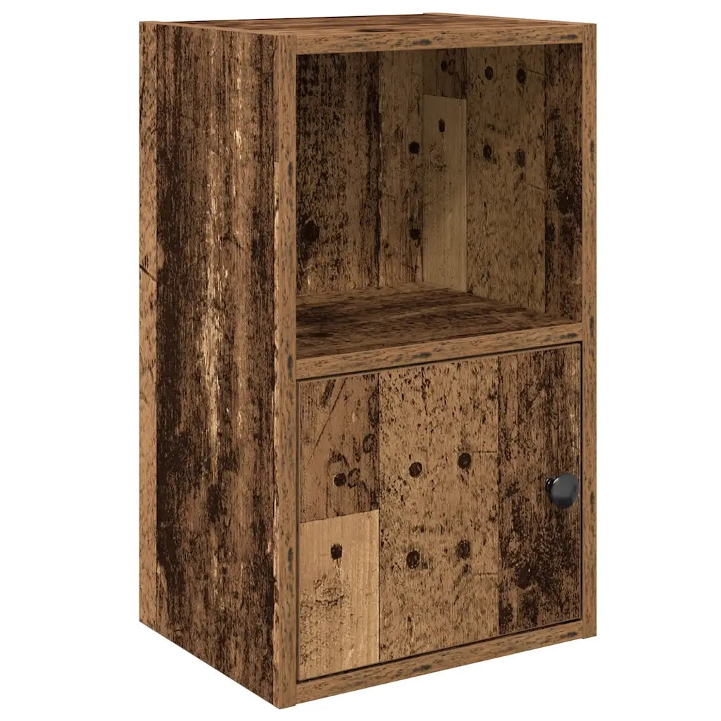 Libreria-Scaffale per Libri-Mobile di Stoccaggio Legno Vecchio 31x24x52 cm in Legno Multistrato