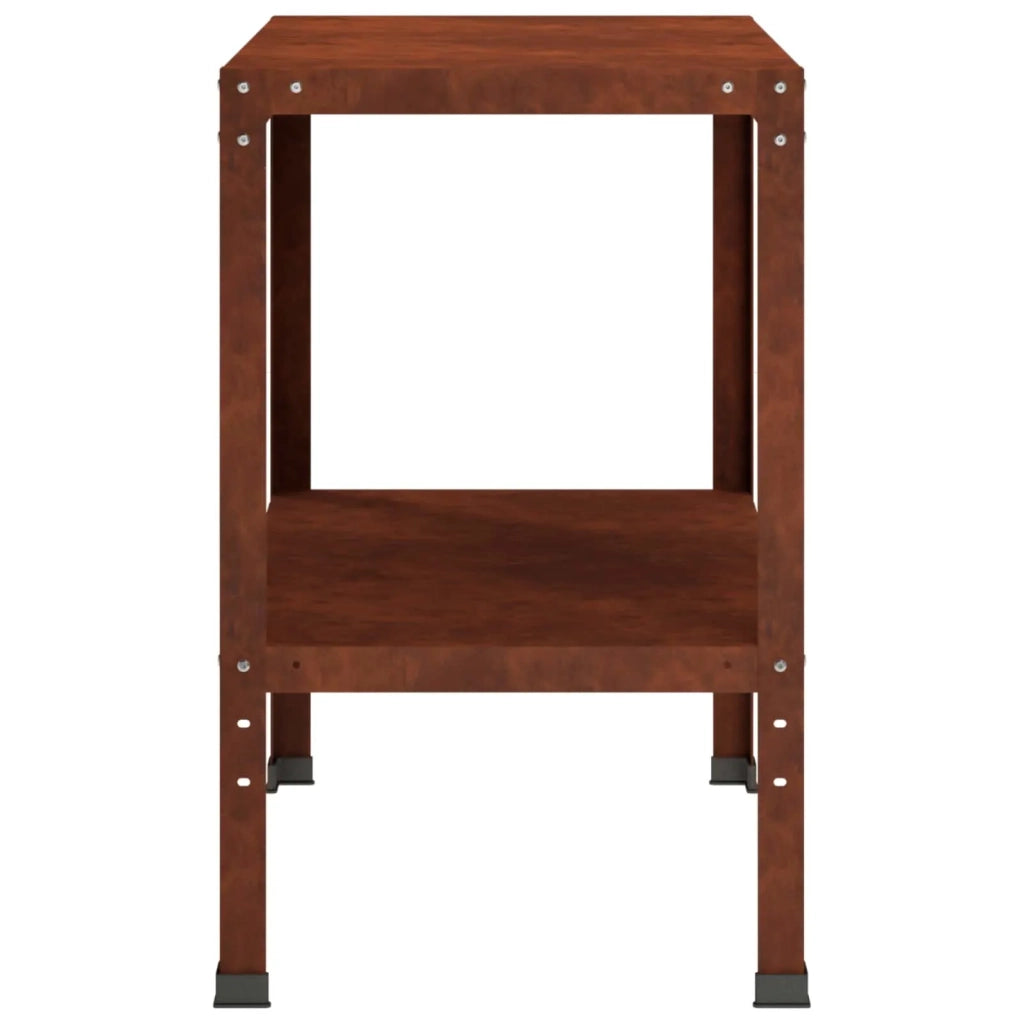 Tavolo da rinvaso 60 x 50 x 80 cm Acciaio Corten Ruggine 8014896