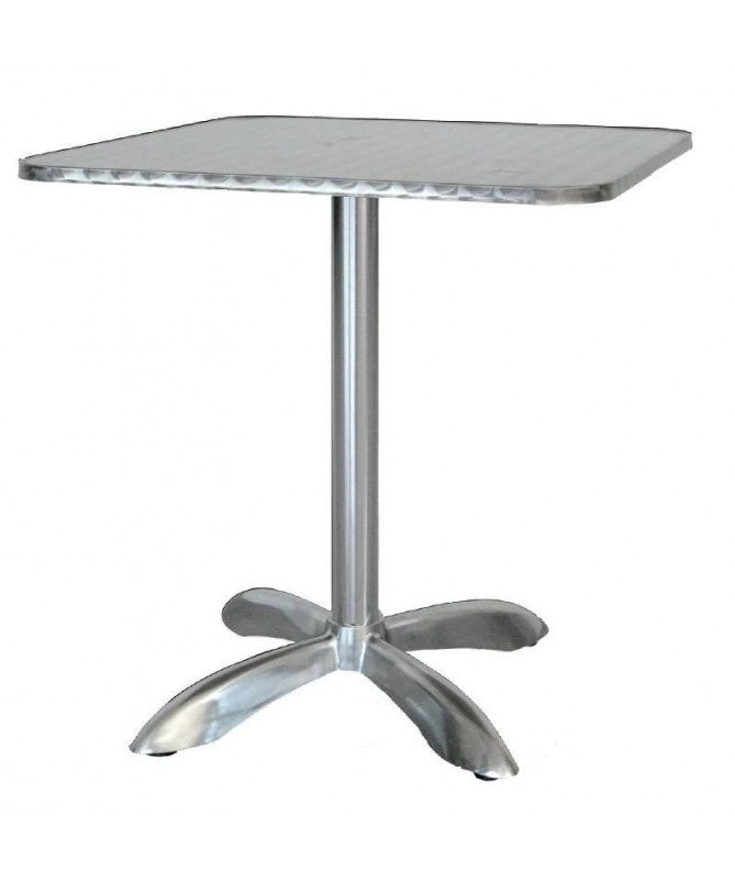 TAVOLO TOLEDO CM70x70 in alluminio