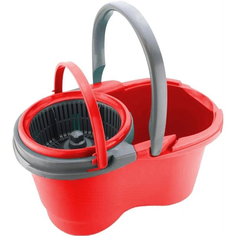 MAURY'S WHEEL MOP MOCIO ROTANTE CON SECCHIO STRIZZATORE 360° E MANICO