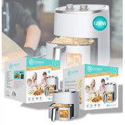 Trade Shop - Friggitrice Ad Aria Elettrica Capacità 4,8 Litri Potenza 1200w Con Timer Tx-8250 -