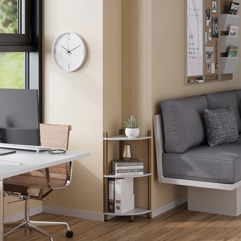 Vicco Libreria Bianco/pino 29 x 72 cm con 3 vani portaoggetti