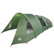 Tenda Tunnel per 6 Persone Verde e Bianco 890 x 470 x 220 cm