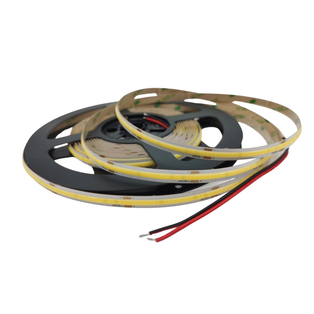 STRIP LED COB DC24V IN KAPTON 480 LED PER MT 16W PER MT 1700LM PER MT 4000K 0,8X500CM