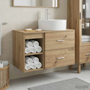 Set di mobili per il bagno 2 pcs Rovere Artigianale 3403911