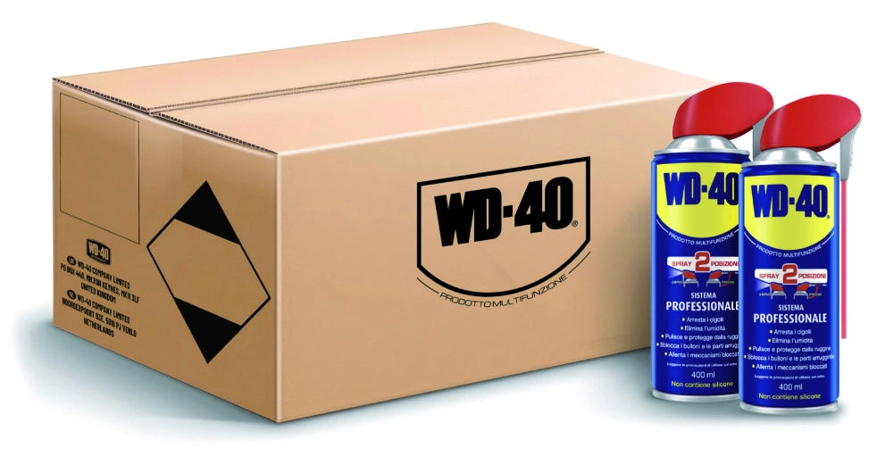 SPRAY LUBRIFICANTE WD-40  ml. 400 smart straw  (confezione 12 pezzi)