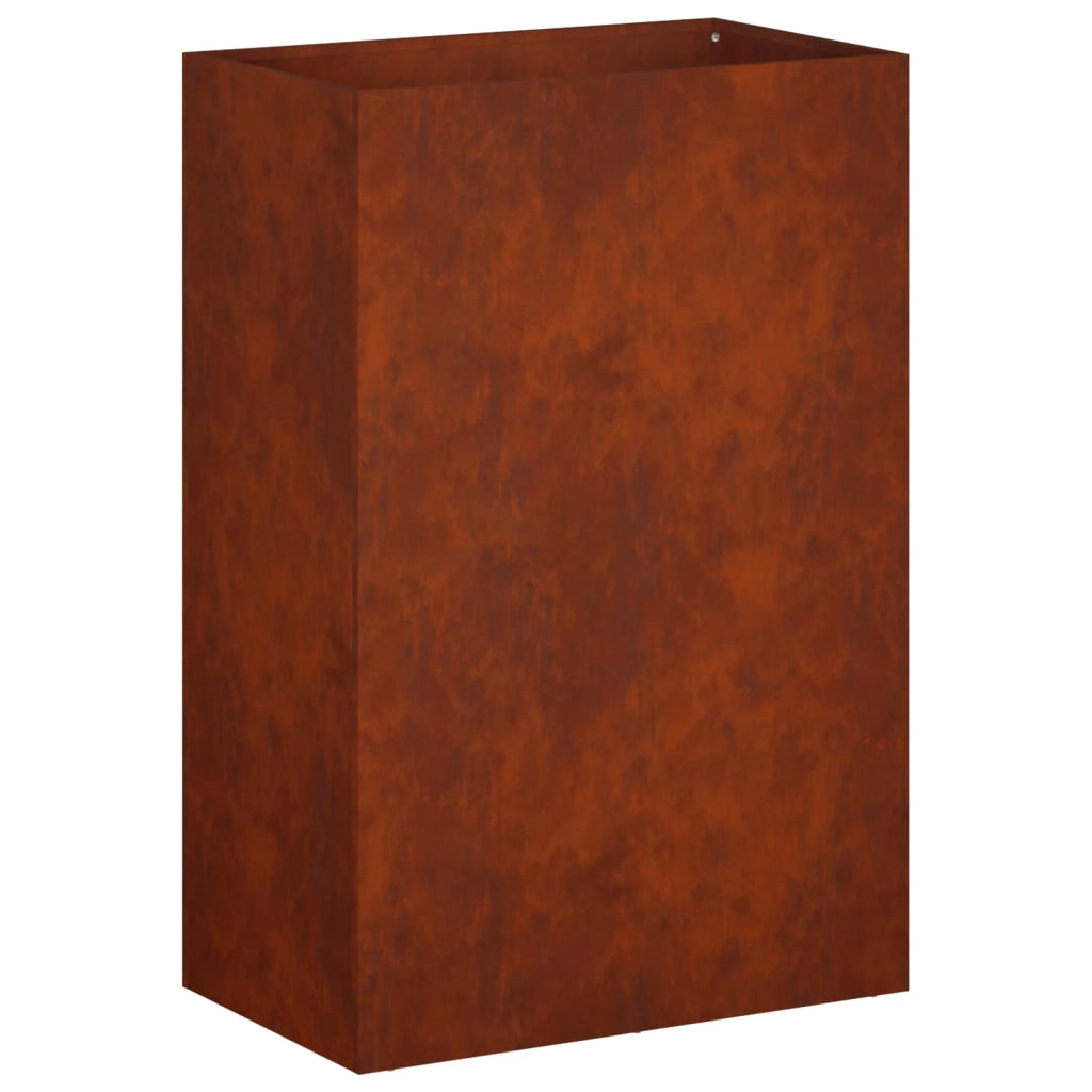 Vaso da giardino Ruggine 40 x 30 x 75 cm Acciaio Corten 8005510