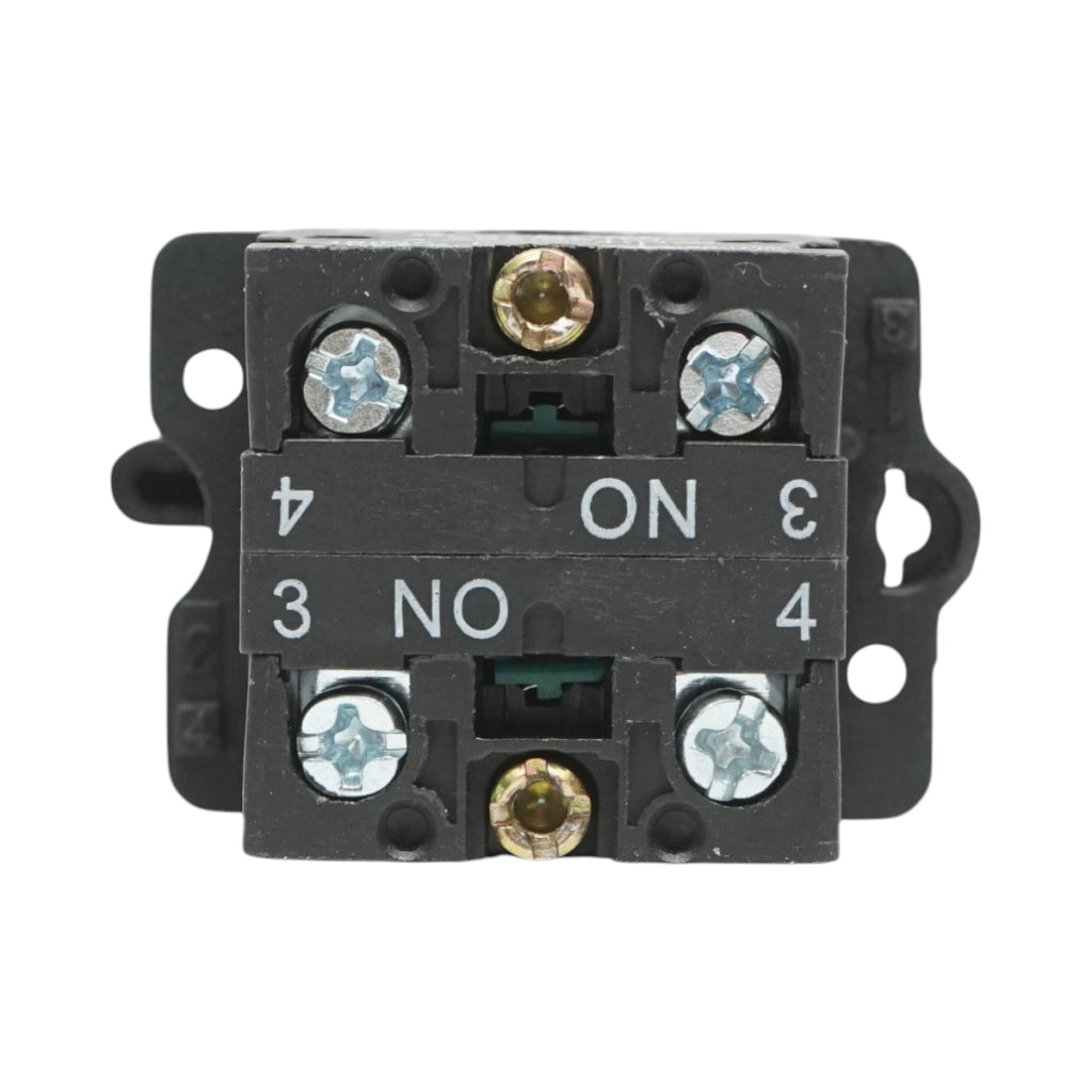 Selettore a 3 posizioni nero con blocco 2NO, 400V/10A, LAY5-EJ33 Breckner Germany
