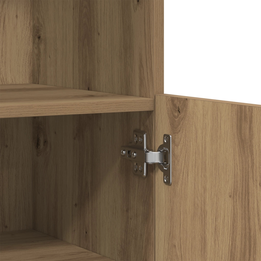 Mobile con luci LED Rovere Artigianale 60x37x100 cm