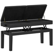 Sgabello per Pianoforte in Similpelle Regolabile ¨C Zephmum ¨C Nero