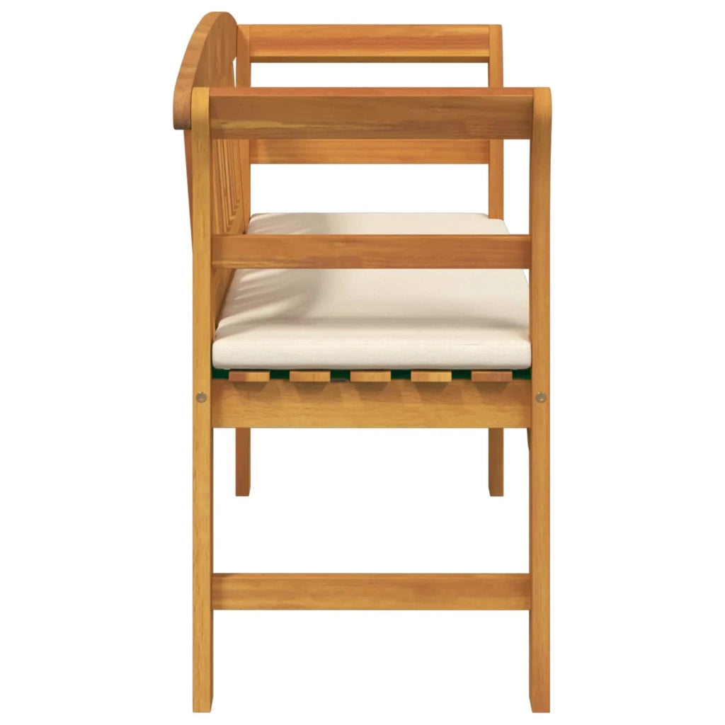 Panchina Rosa con cuscino Naturale 114 x 46 x 82,5 cm