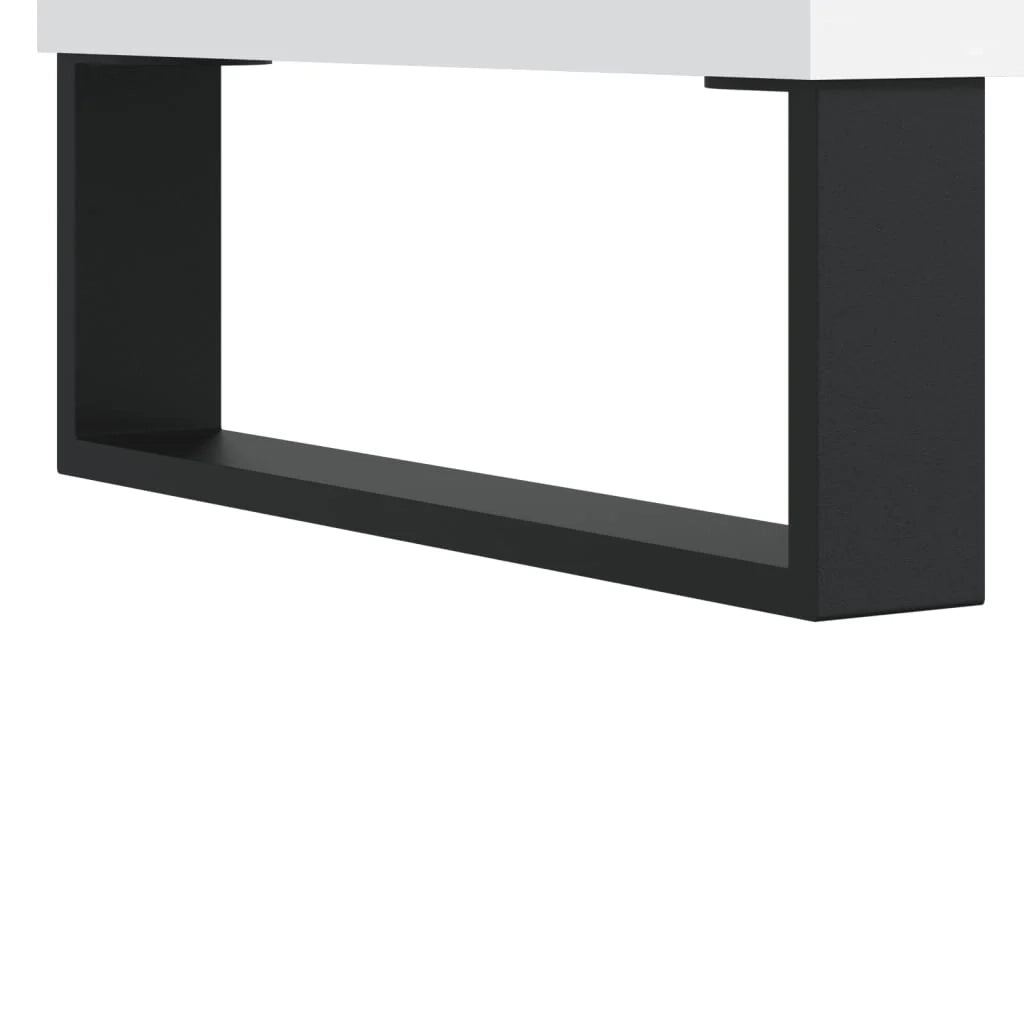 Mobile TV multimediale mensola TV credenza TV sala da pranzo soggiorno camera da letto 80 x 36 x 50 cm legno ingegnerizzato bianco 02_0026292