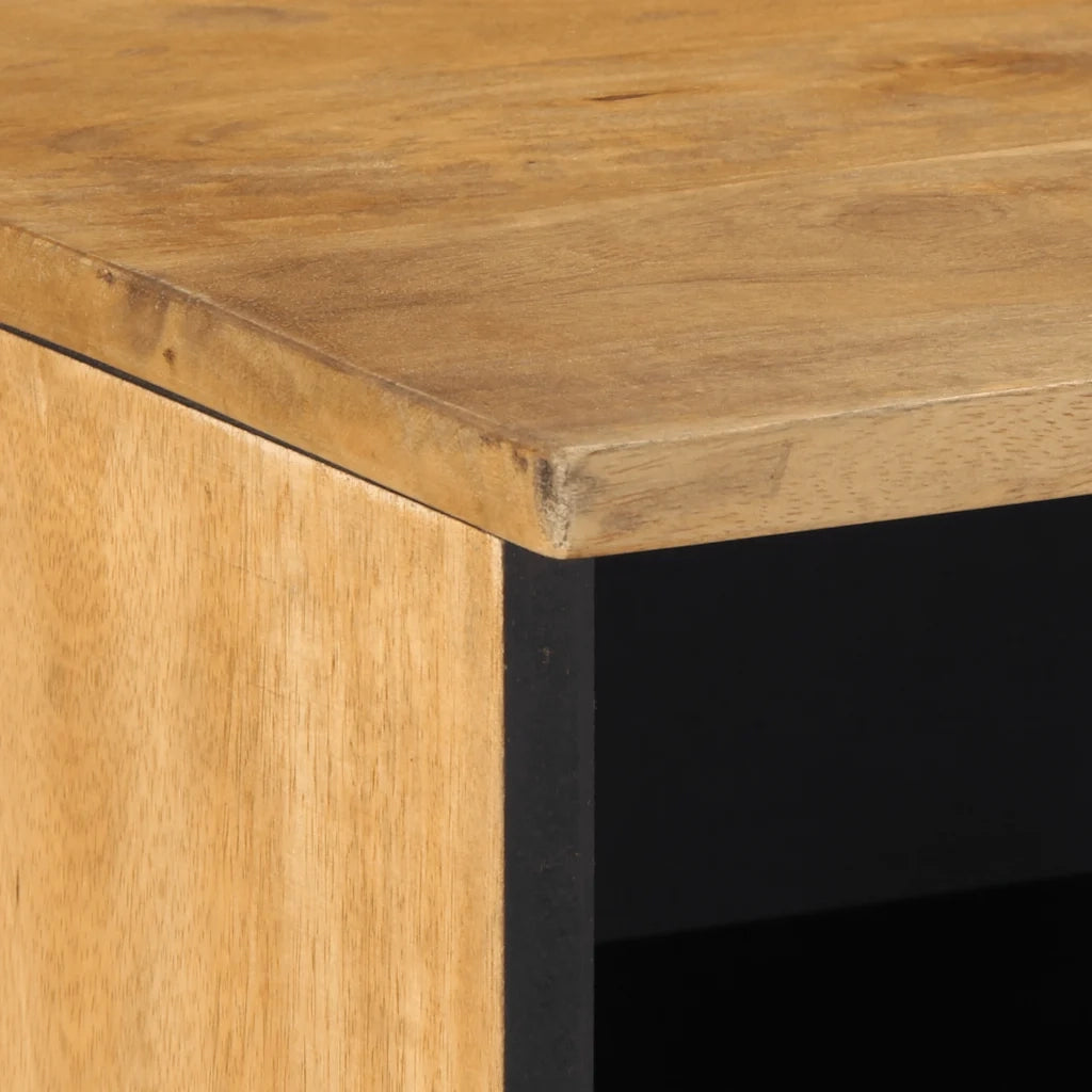 Mobile Porta TV Marrone 80x33x46 cm in Legno Massello di Mango 4017737