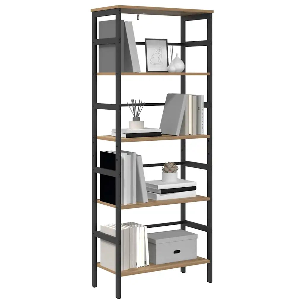 Libreria Rovere artigianale 60 x 29,5 x 149 cm
