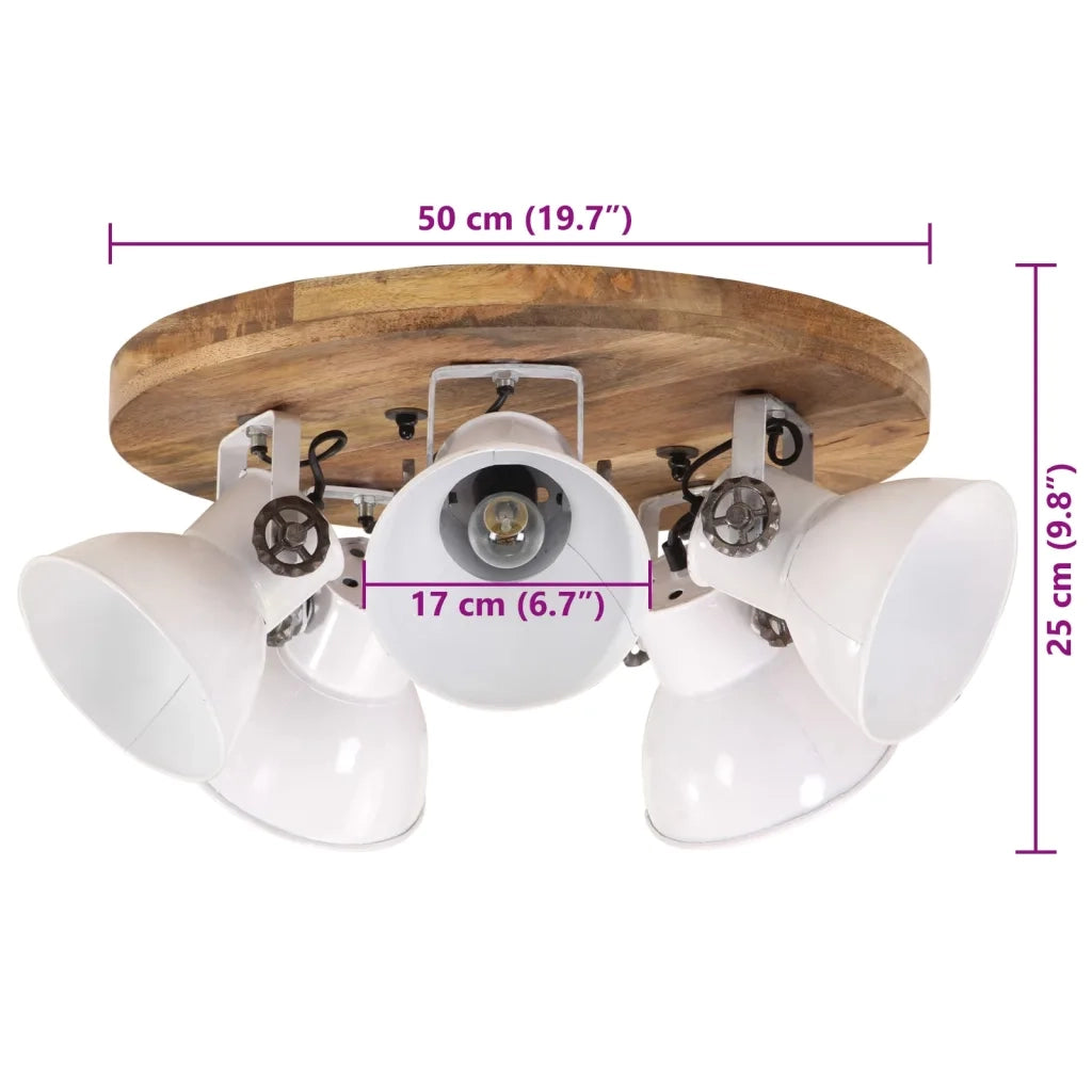 Lampada da Soffitto 25 W Bianca 50x50x25 cm E27 CFW9574701