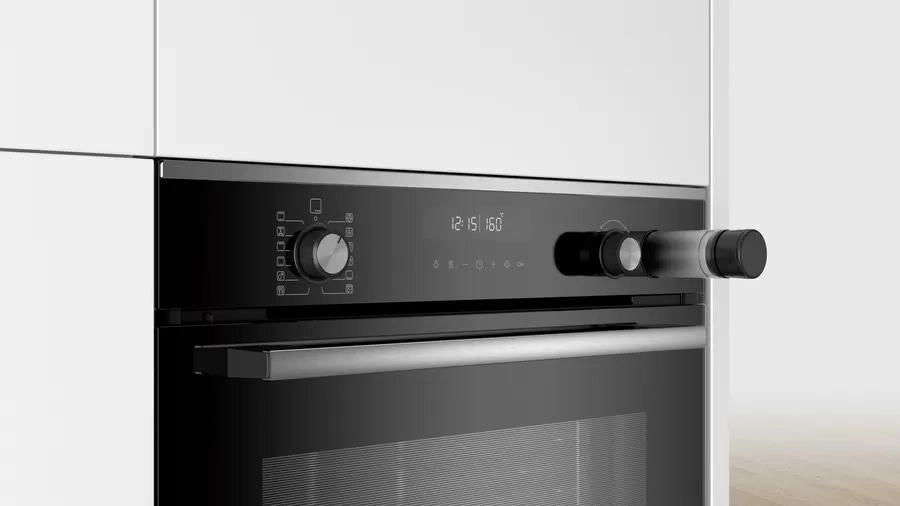 Bosch Serie 6 HRT278BS1 forno 71 L 3600 W A Nero, Acciaio inox
