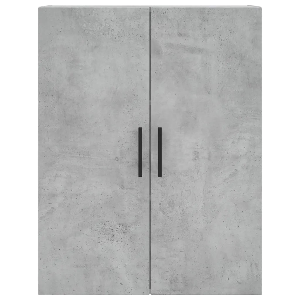 Credenza Grigio Cemento 69,5x34x180 cm in Legno Multistrato 3195815