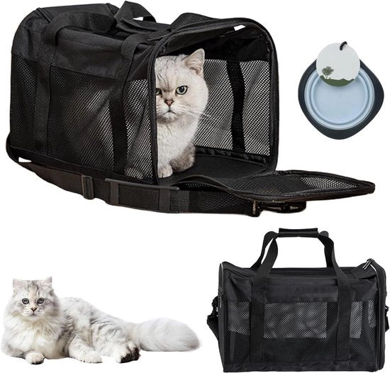 Cassa di trasporto per animali opaca da viaggio e trasporto, trasportabile, 45 x 30 x 30 cm - Capacità di carico 77 kg