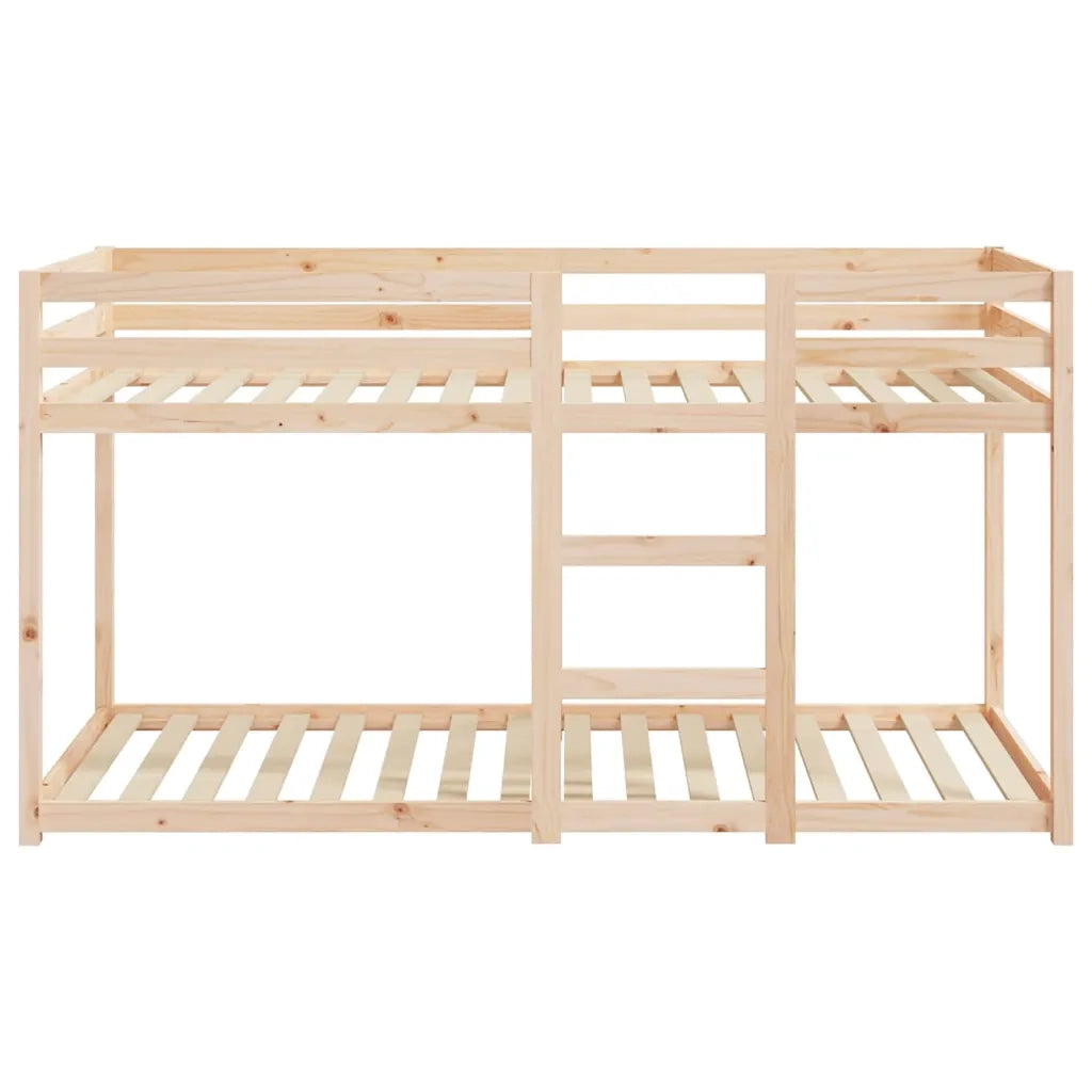 Letto singolo | Letto per adulti | Letto a Castello 80x200 cm in Legno Massello di Pino