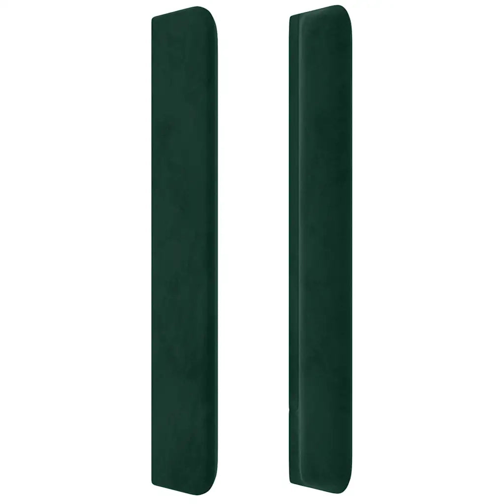Testiera ad Orecchio Verde Scuro 103x16x118/128cm in Velluto cod mxl 48083
