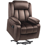 POLTRONA RELAX ELETTRICA 88x95x106 cm Marrone con massaggio e riscaldamento