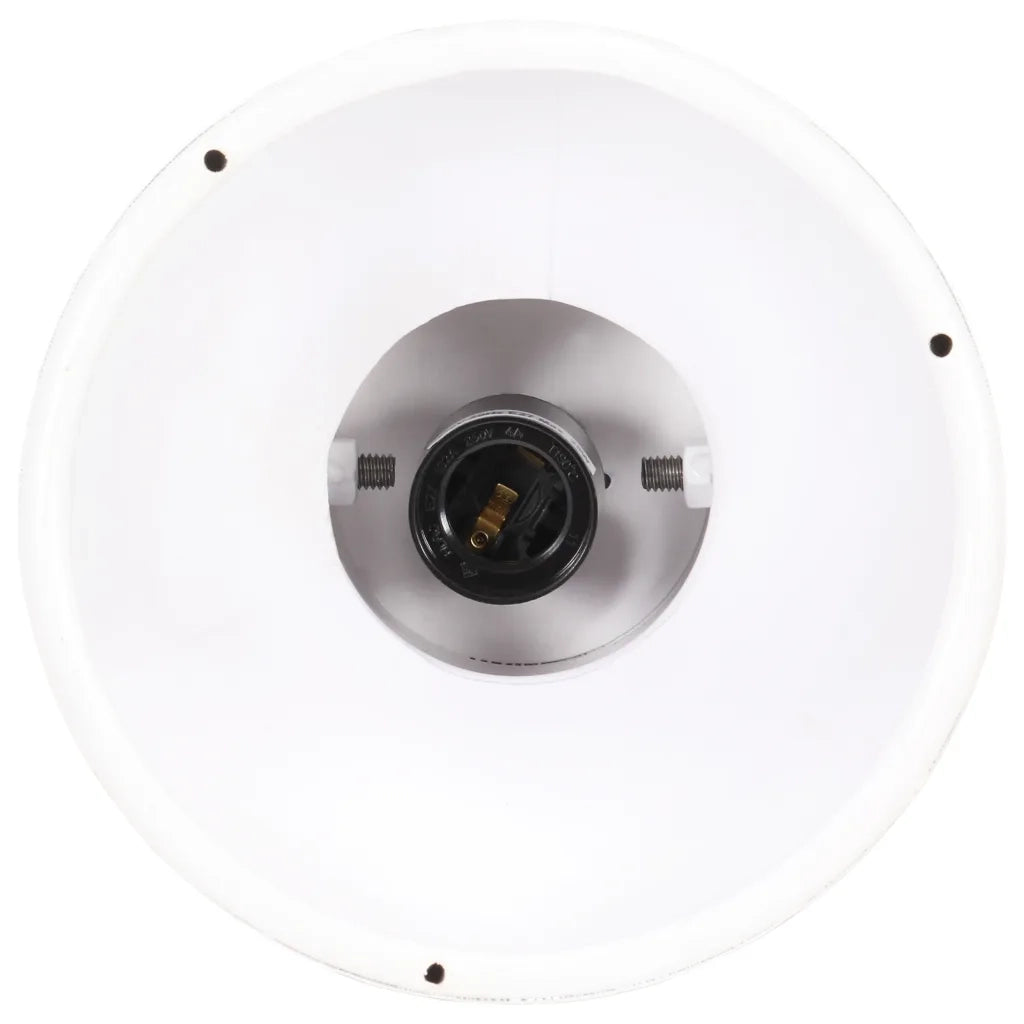 Lampada a Sospensione Industriale 25 W Bianca Rotonda 19 cm E27 CFW5103197