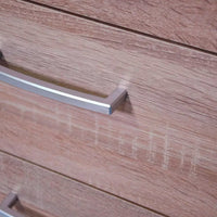 Scrivania da Ufficio 4 Cassetti 110x60x74 cm in Truciolare Nobilitato Rovere Sonoma