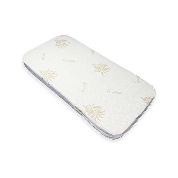 Materasso culla italbaby 010.2460 aloe vera bianco e verde