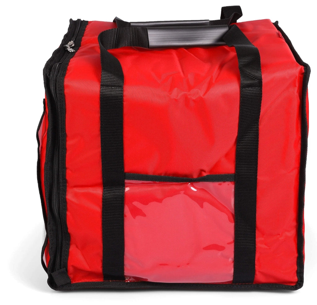 Borsa Termica Porta Pizze da Asporto 8/10 Cartoni Safemi Express 10 Rossa e Nera