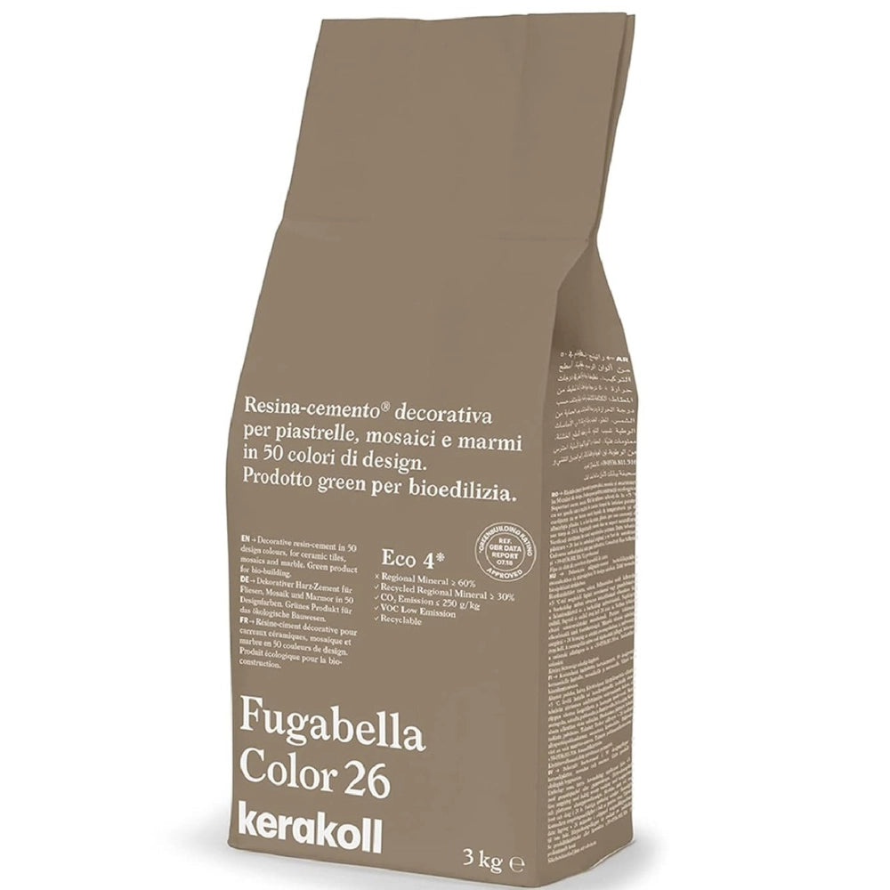 Stucco ibrido piastrelle fugabella impermeabile resistente confezione 3 kg *** colore- n 26, confezione 1