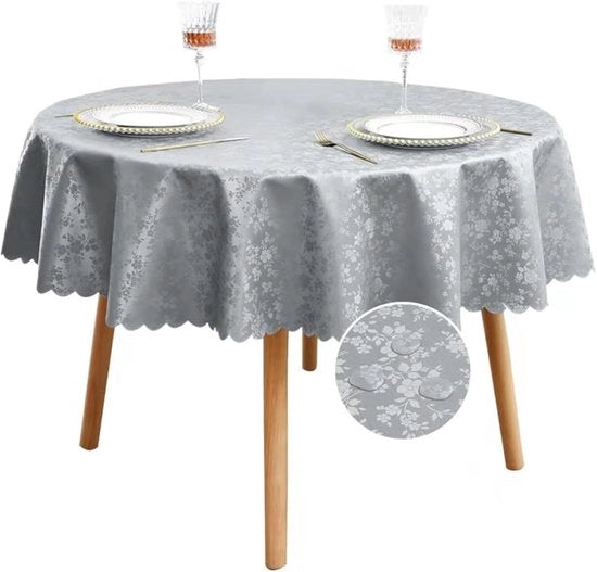 Tavolo da cucina con tovagliolo circolare - impermeabile - 160 cm - plastico