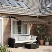 Tettuccio Elettrico Retrattile Tortora 3 x 2 m 3425675