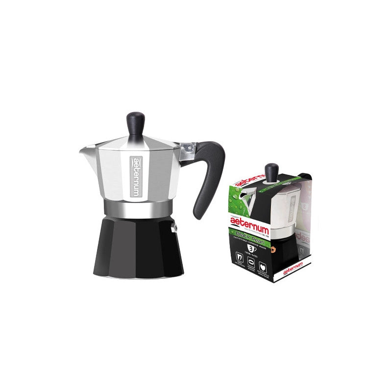 Caffettiera moka Black Pearl 1 tz induzione – Aeternum