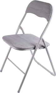 Sedia Arredo Casa Pieghevole Imbottita Woodland Grigio Scuro