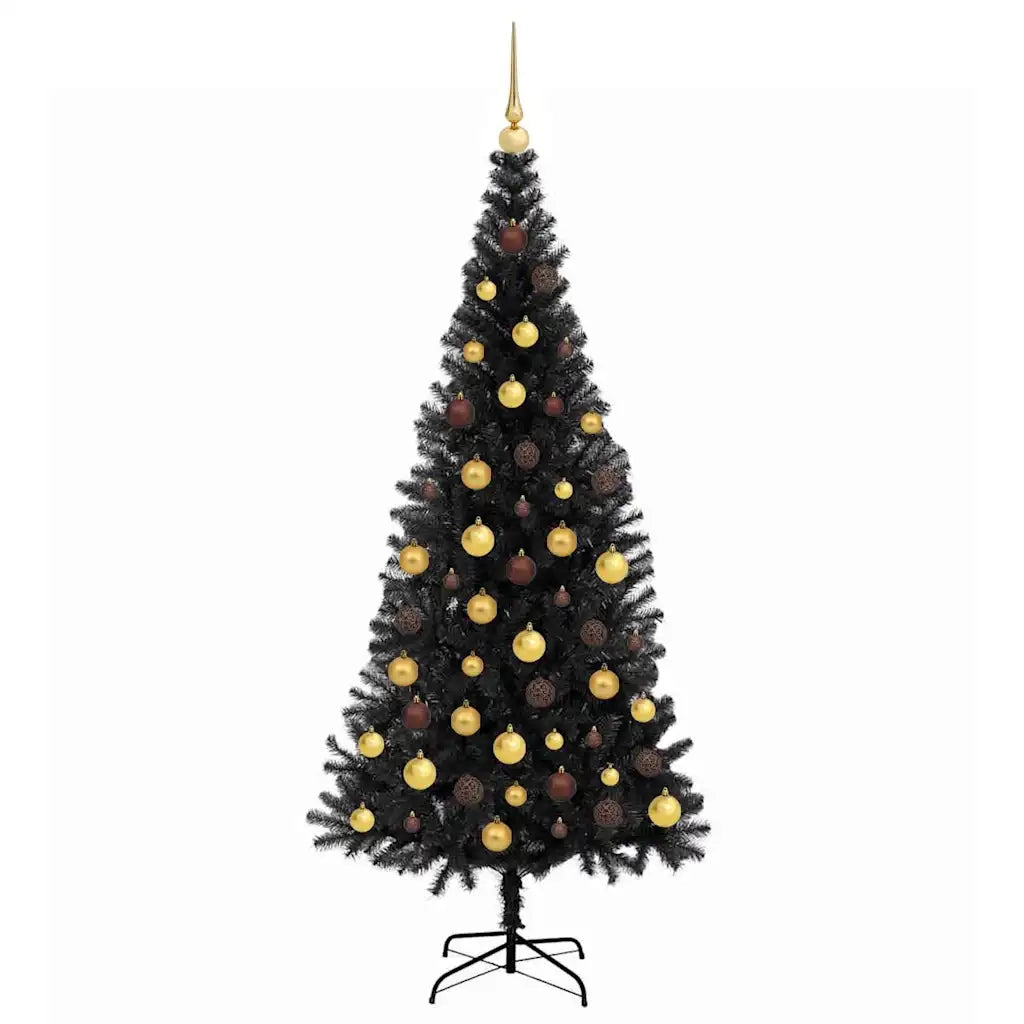 Albero di Natale Nero 180 cm PVC 3396475