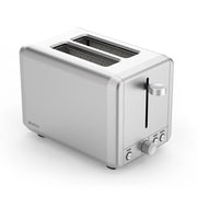 SOGO Tostapane 2 Fette 925W Acciaio Inox, Ampie Fessure, Scongelamento, Riscaldamento, Spegnimento Automatico, Vassoio Raccogli Briciole