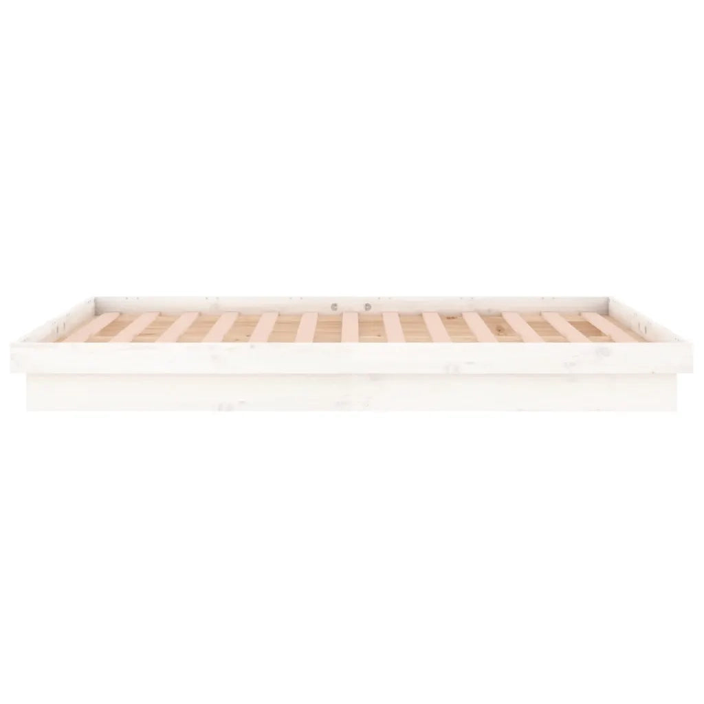 Giroletto LED Bianco 120x190 cm Small Double Legno Massello 820008