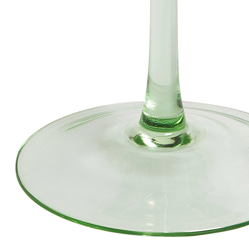 Set di 4 coppe martini in vetro rosa e verde Pompadour soffiato a mano da 25 cl aperitivo in casa