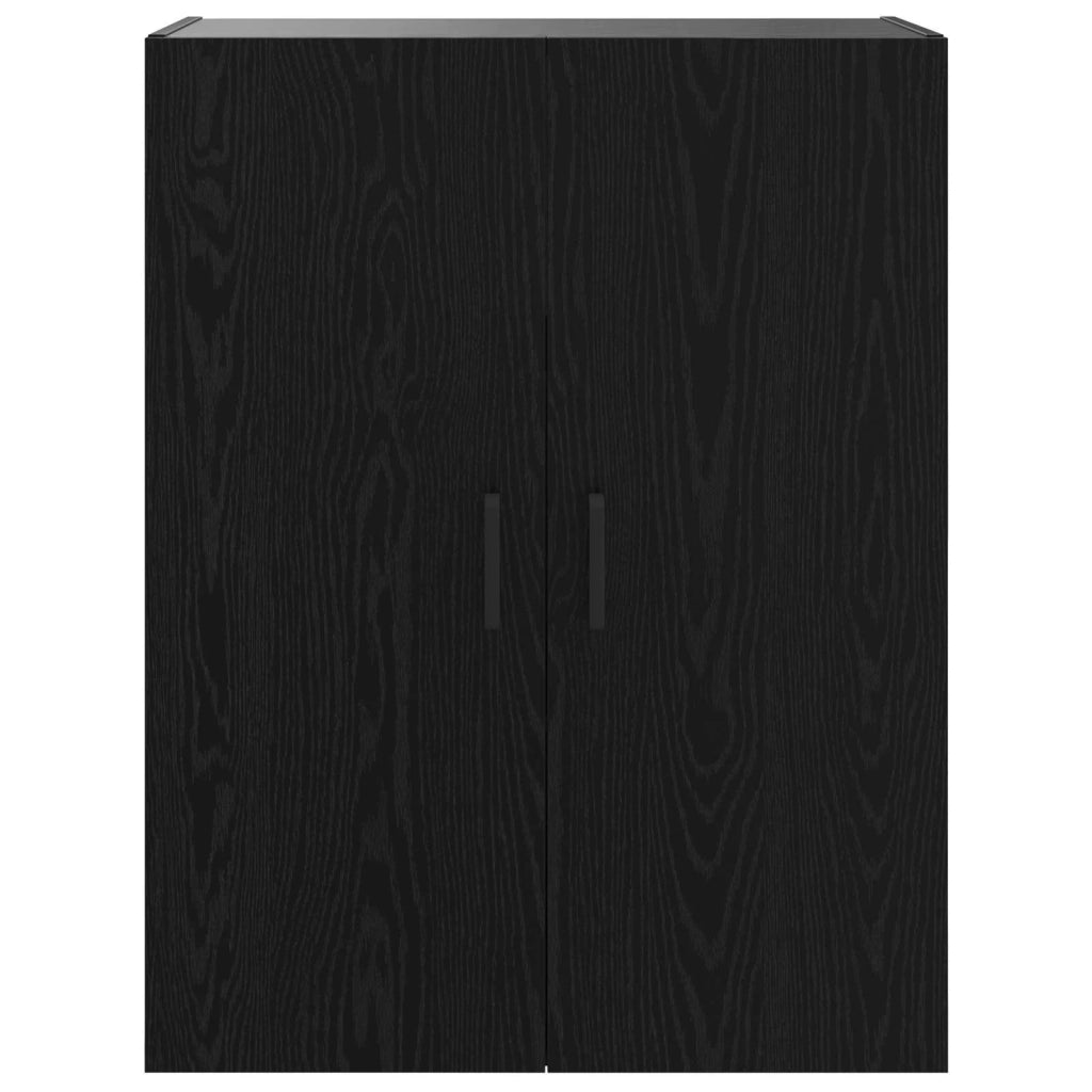 Armadietto a muro Rovere Nero 69,5 x 34 x 90 cm 879518