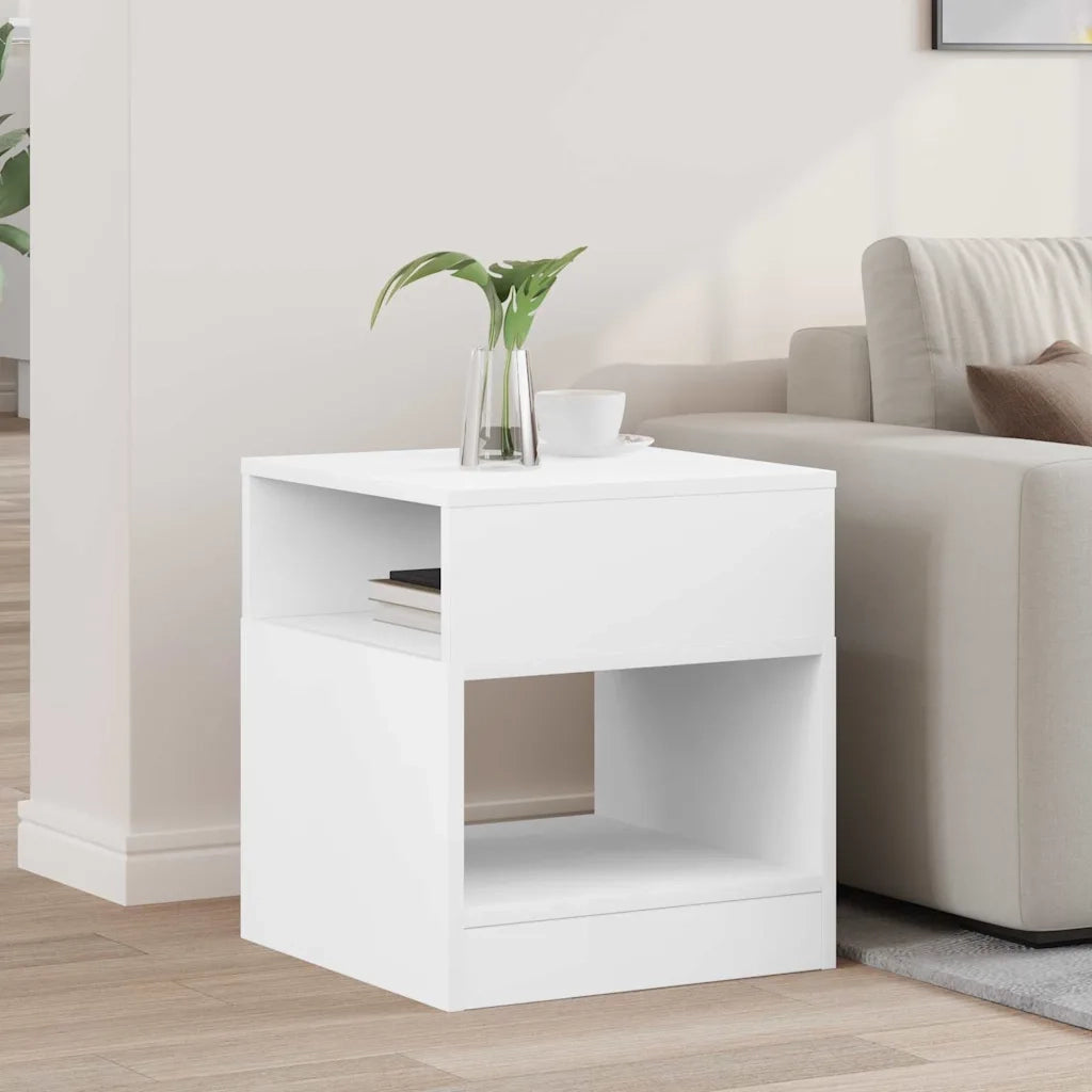 Tavolino Bianco 40,5 x 40 x 45 cm Legno multistrato 890912