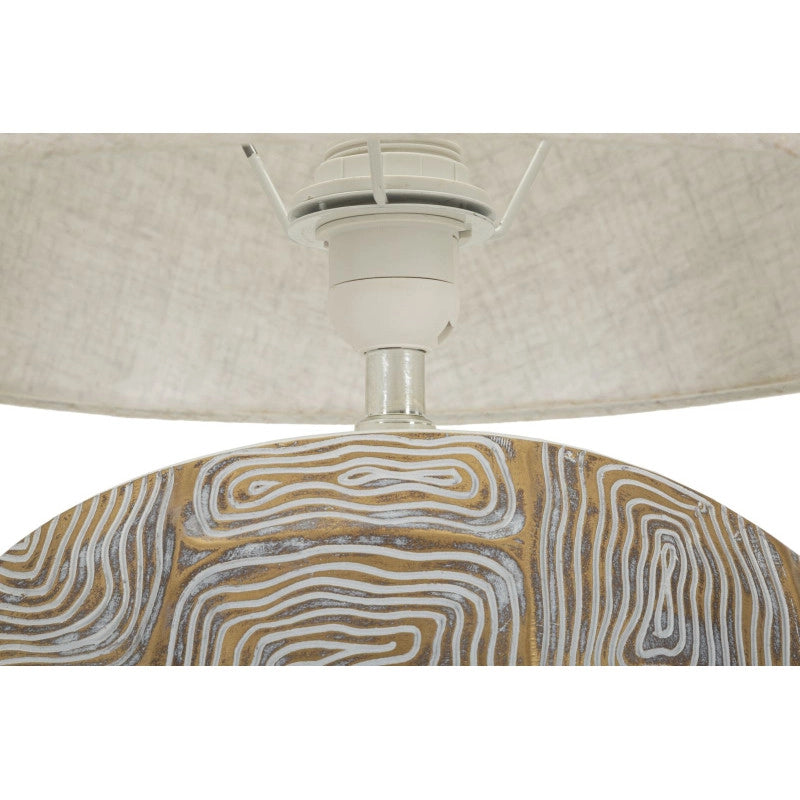 Lampadelle A Da Tavolo Resina Eclips cm ø 38x64
