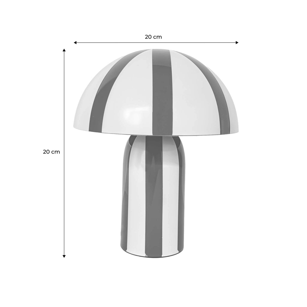 Lampada da tavolo da interno in metallo ø20cm, verde