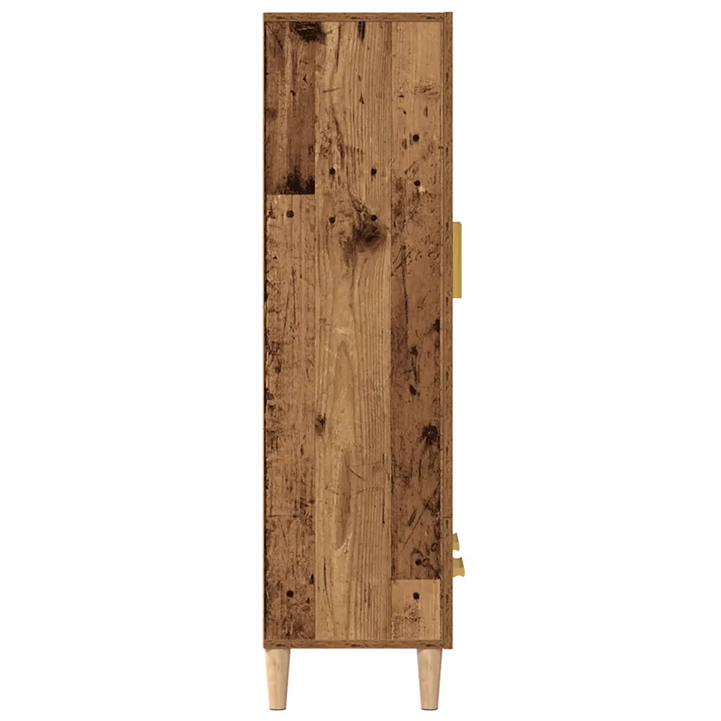 Credenza Legno Antico 70x31x115 cm in Legno Multistrato 856914