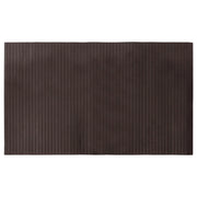 Tappeto del soggiorno | Tappeto Rettangolare Marrone Scuro 60x100 cm in Bamb¨´