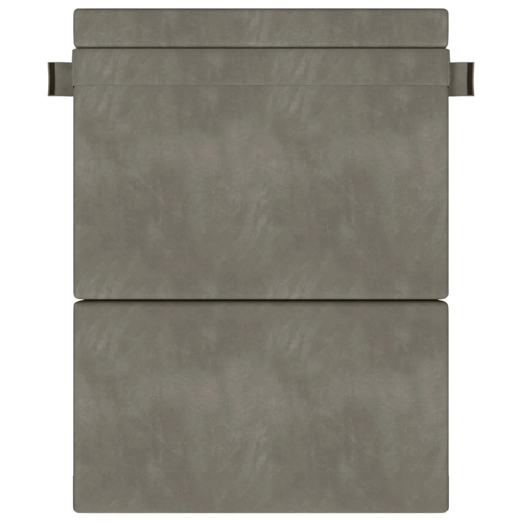 Divano Letto Pieghevole Grigio Chiaro 152 x 86,5 x 60 cm 900126