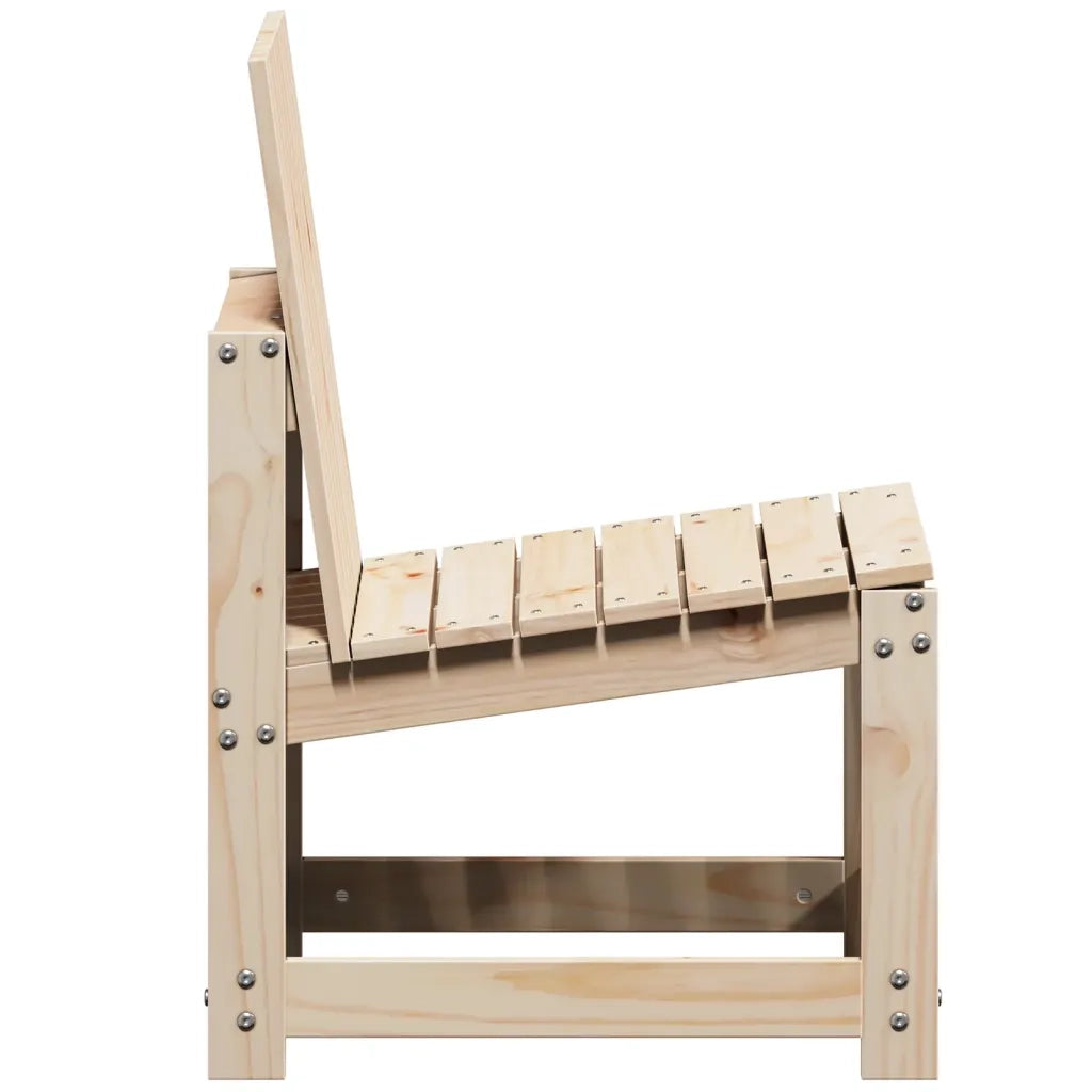 Set Salotto da Giardino 3 pz | Set di Mobili da Esterno in Legno Massello di Pino
