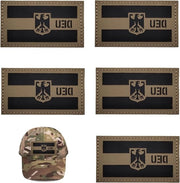 5 pezzi di patch infrarosso militare leggero patch di tattica badge di abbigliamento - zaino baseball cap uniforme